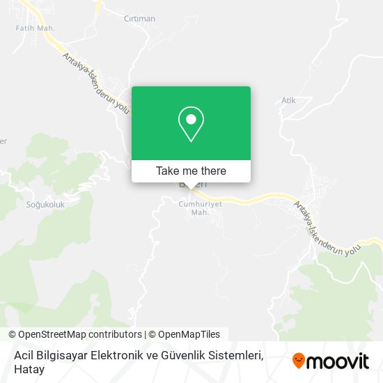 Acil Bilgisayar Elektronik ve Güvenlik Sistemleri map