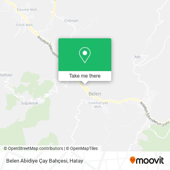 Belen Abidiye Çay Bahçesi map