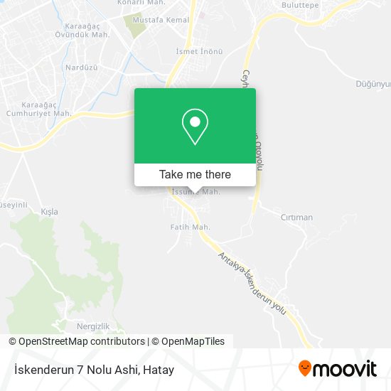 İskenderun 7 Nolu Ashi map
