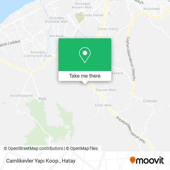 Camlikevler Yapı Koop. map