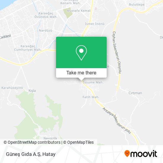Güneş Gıda A.Ş map