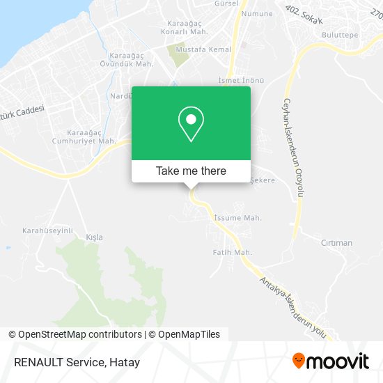 RENAULT Service map