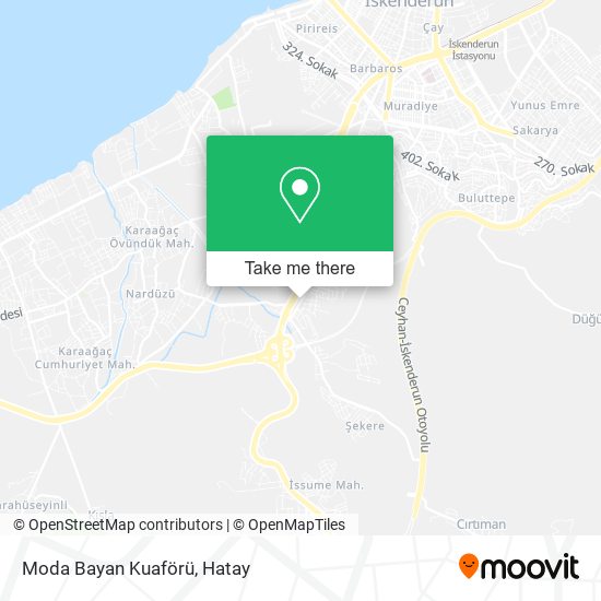 Moda Bayan Kuaförü map