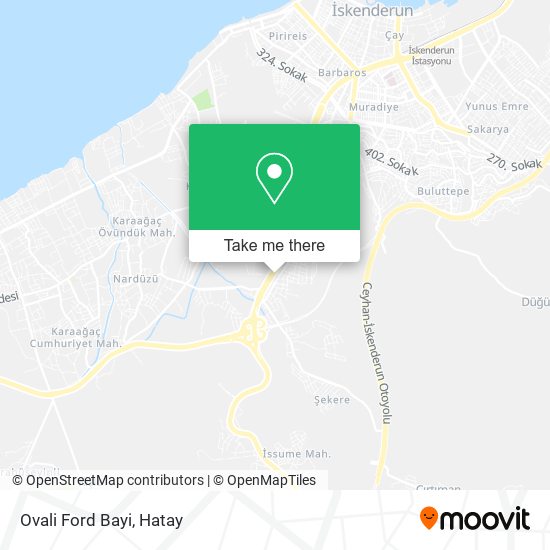 Ovali Ford Bayi map