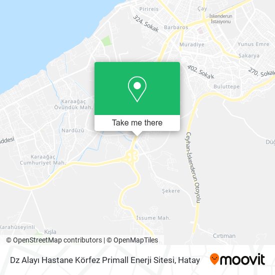 Dz Alayı Hastane Körfez Primall Enerji Sitesi map