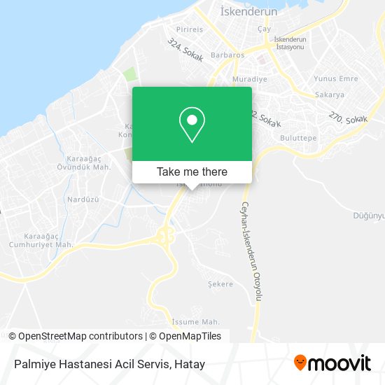 Palmiye Hastanesi Acil Servis map
