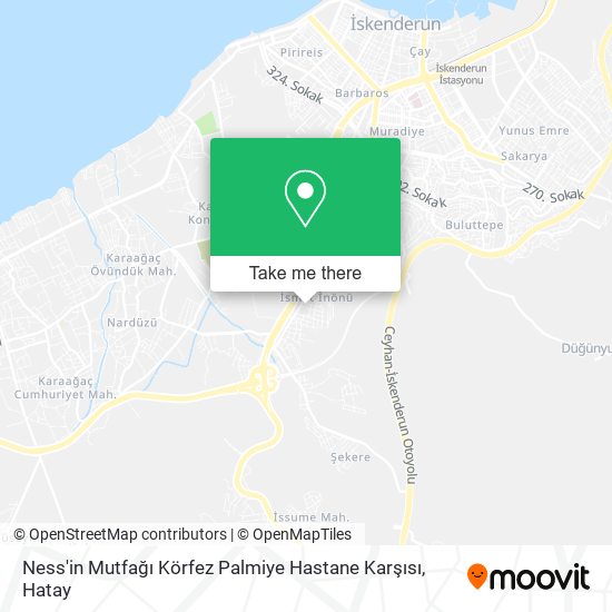 Ness'in Mutfağı Körfez Palmiye Hastane Karşısı map