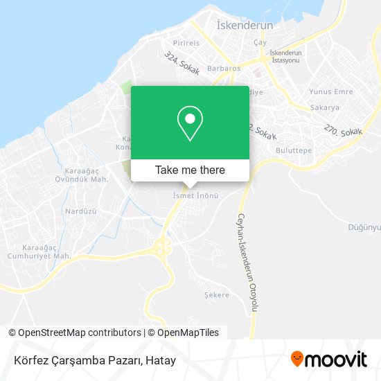 Körfez Çarşamba Pazarı map