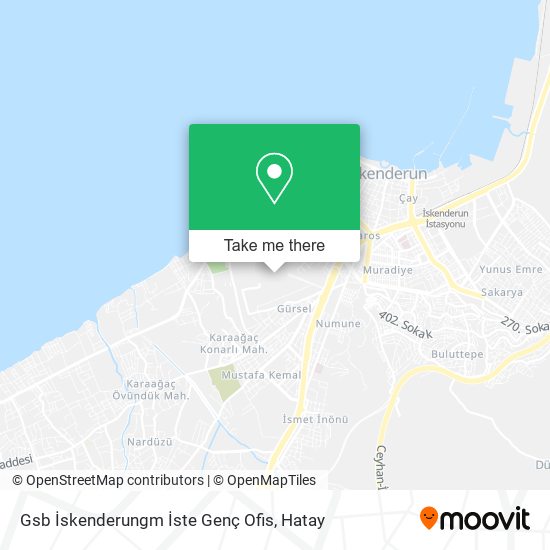 Gsb İskenderungm İste Genç Ofis map