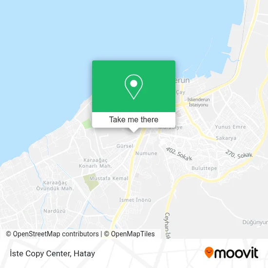 İste Copy Center map