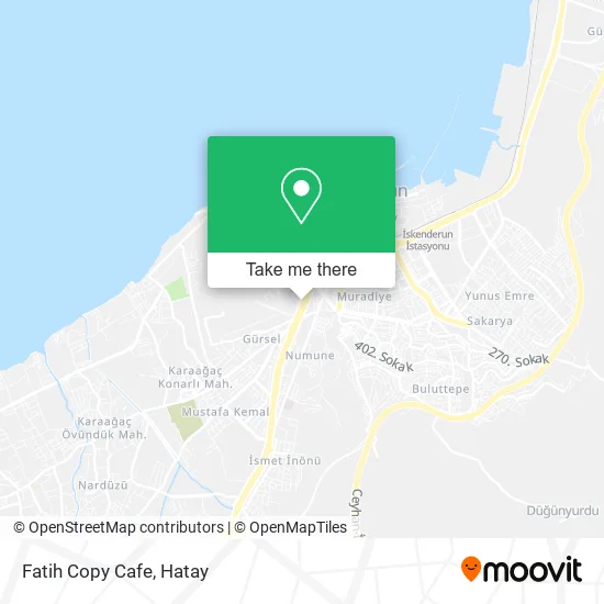 Fatih Copy Cafe map