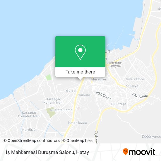 İş Mahkemesi Duruşma Salonu map
