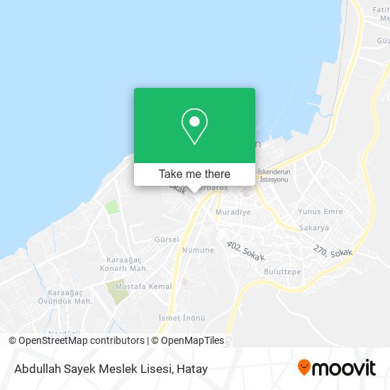 Abdullah Sayek Meslek Lisesi map