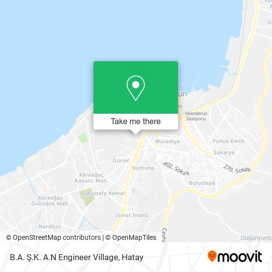 B.A. Ş.K. A.N Engineer Village map