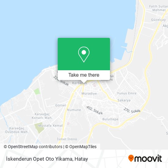 İskenderun Opet Oto Yikama map