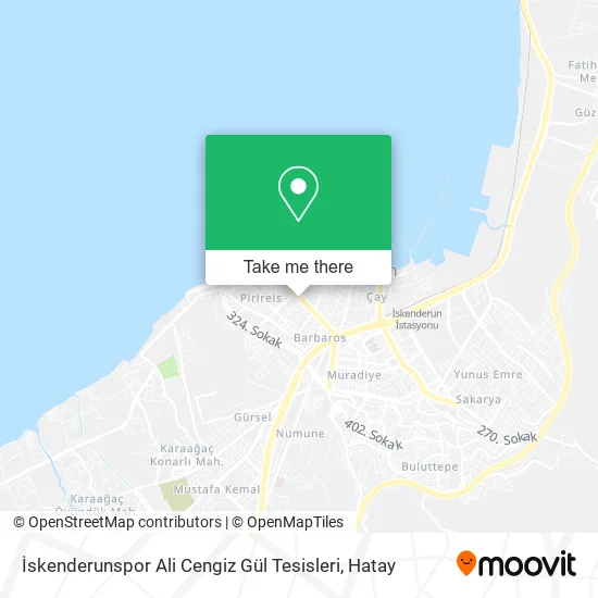 İskenderunspor Ali Cengiz Gül Tesisleri map