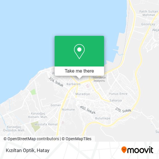 Kızıltan Optik map
