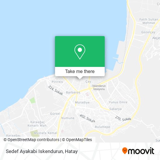 Sedef Ayakabi Iskendurun map