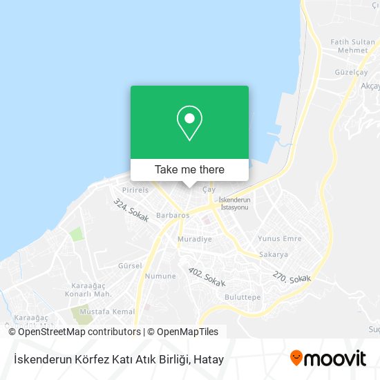 İskenderun Körfez Katı Atık Birliği map