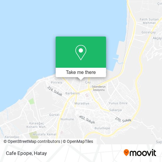Cafe Epope map