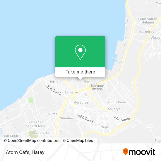 Atom Cafe map