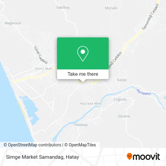 Simge Market Samandag map