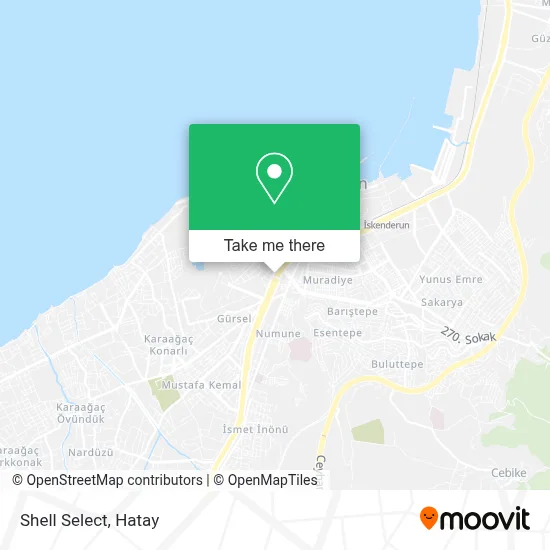 Shell Select map