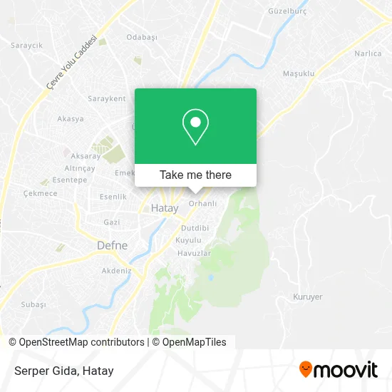 Serper Gida map