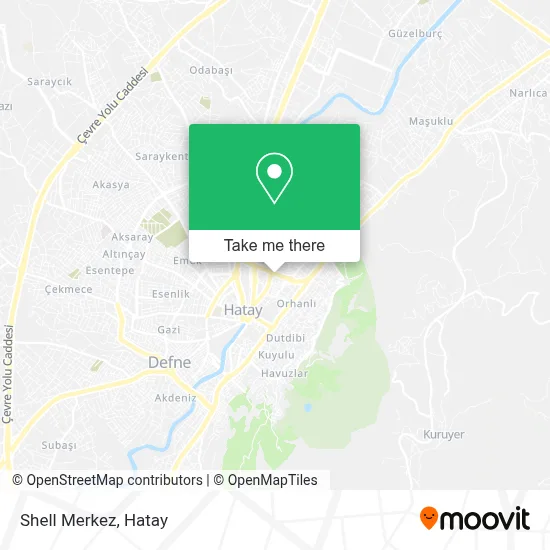 Shell Merkez map