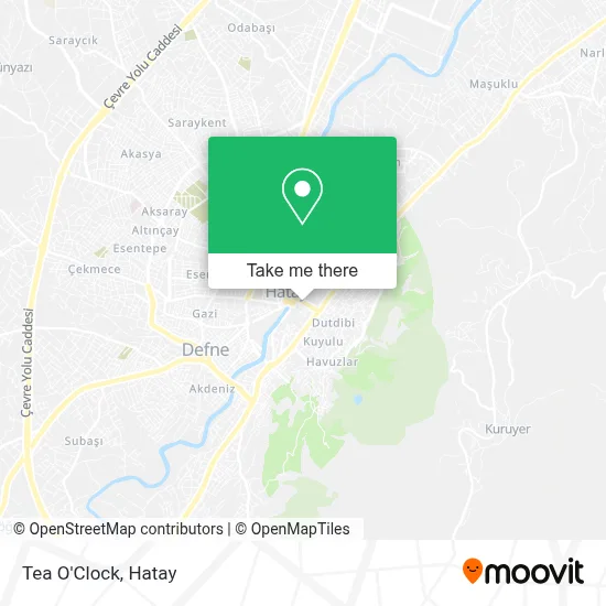 Tea O'Clock map