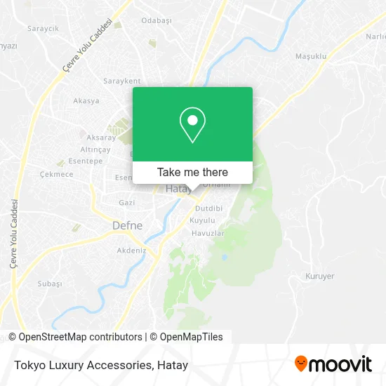 Tokyo Luxury Accessories map