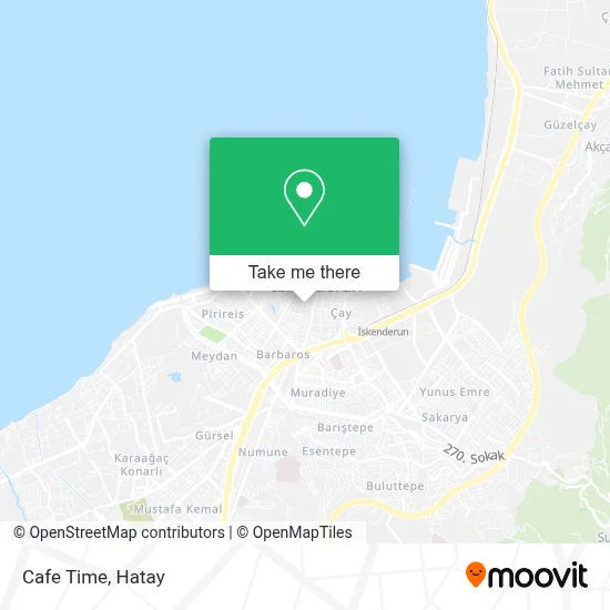 Cafe Time map
