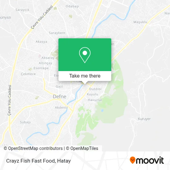 Crayz Fish Fast Food map
