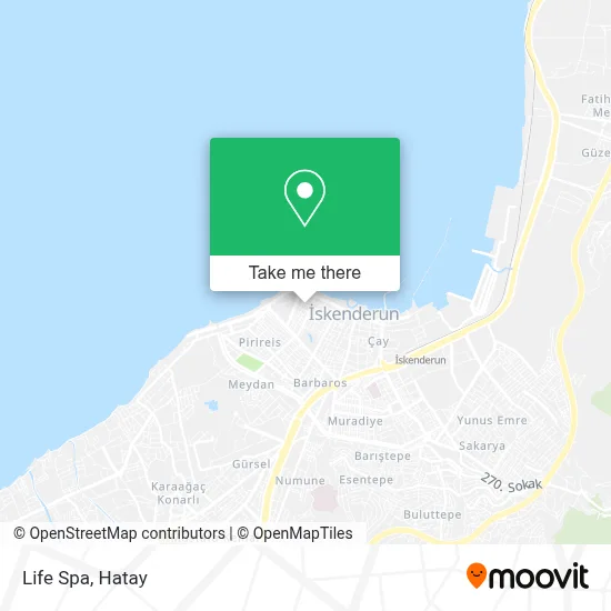 Life Spa map