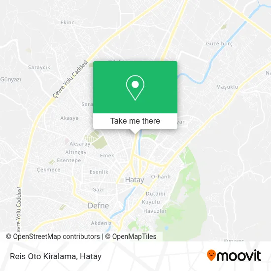 Reis Oto Kiralama map