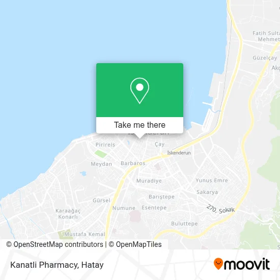 Kanatli Pharmacy map