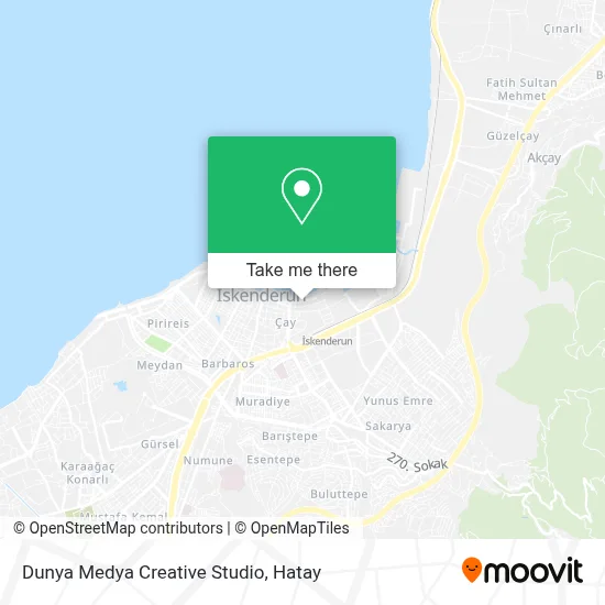 Dunya Medya Creative Studio map