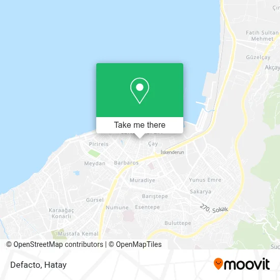 Defacto map