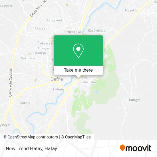 New Trend Hatay map