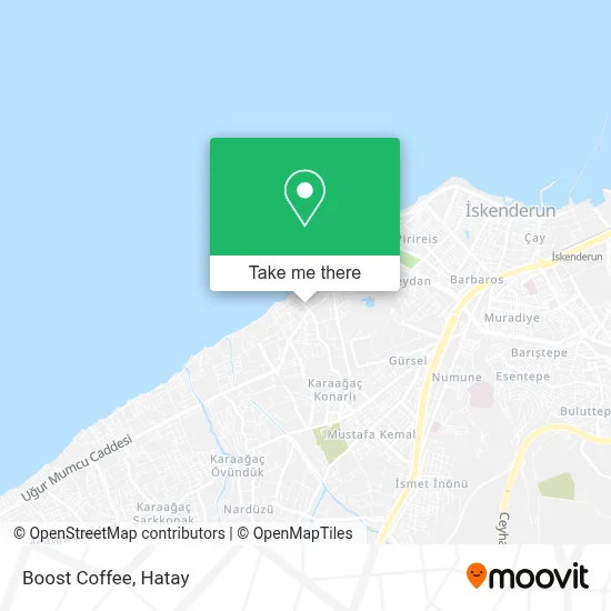 Boost Coffee map