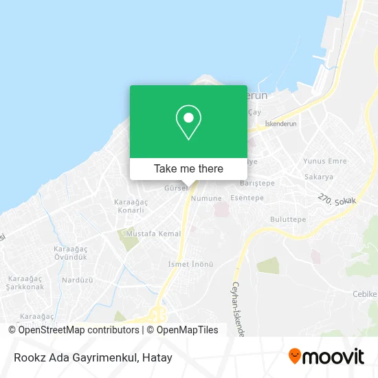 Rookz Ada Gayrimenkul map