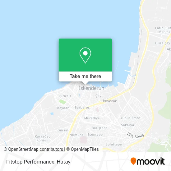 Fitstop Performance map