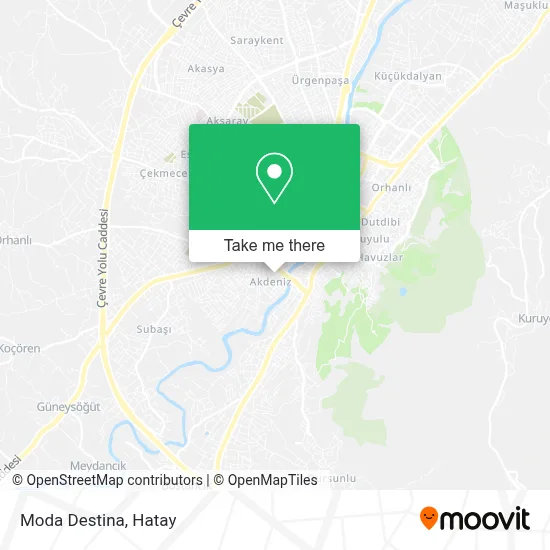 Moda Destina map