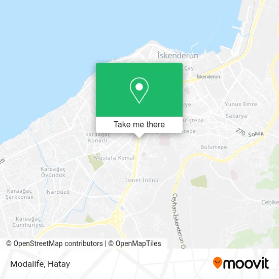 Modalife map