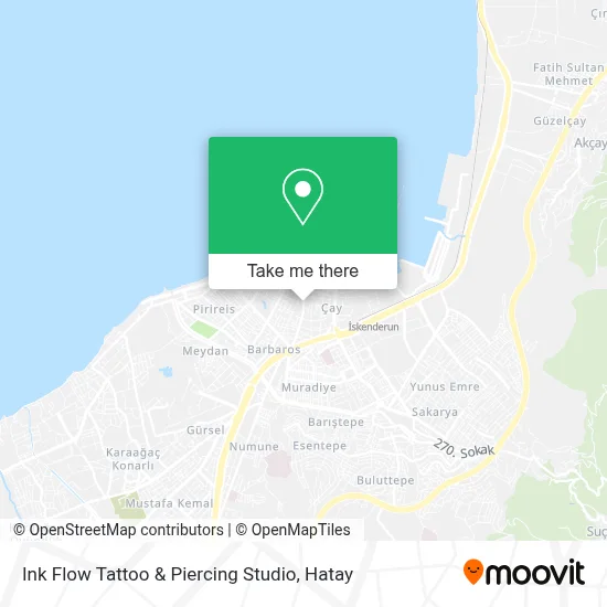 Ink Flow Tattoo & Piercing Studio map