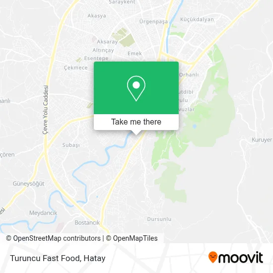 Turuncu Fast Food map