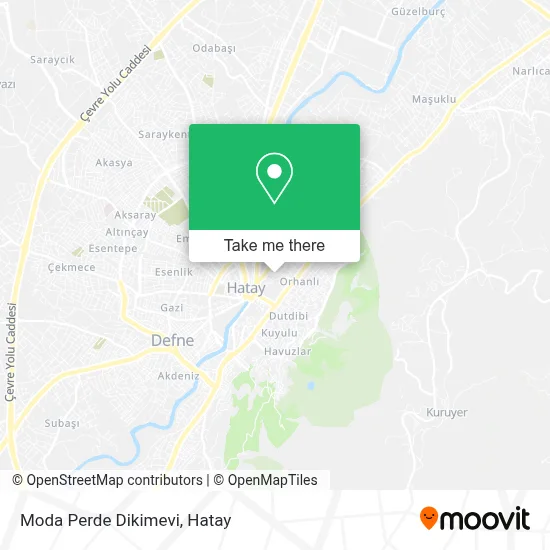 Moda Perde Dikimevi map