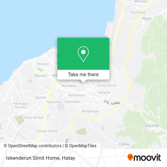 Iskenderun Simit Home map