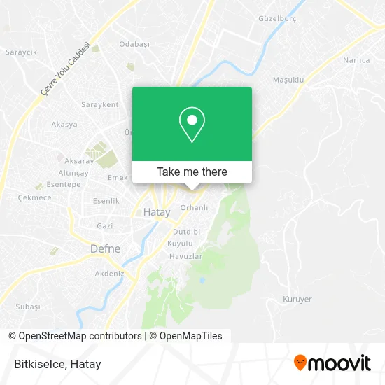 Bitkiselce map