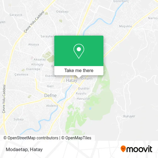 Modaetap map